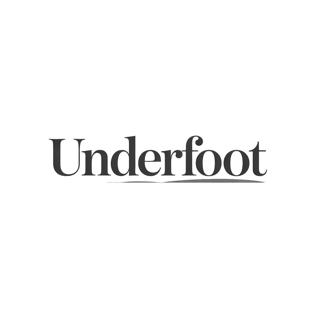 Underfoot monochrome logo